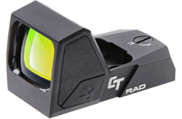 Image of Crimson Trace RAD Open Reflex Red Dot Sight, 5 MOA Green Dot Reticle, Black, 01-01890