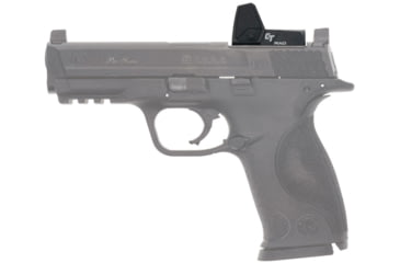 Image of Crimson Trace RAD Open Reflex Red Dot Sight, 5 MOA Green Dot Reticle, Black, 01-01890