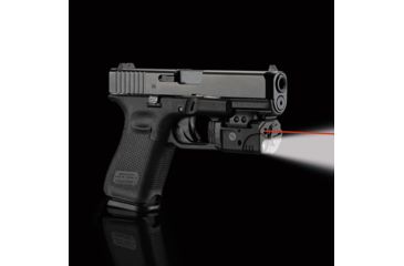 Image of Crimson Trace Rail Master Pro - Universal Rail Mount Laser-LED Combo, Black, Red Laser CMR-205
