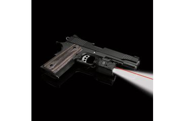 Image of Crimson Trace Rail Master Pro - Universal Rail Mount Laser-LED Combo, Black, Red Laser CMR-205