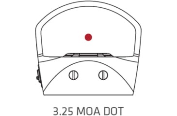 Image of EDEMO Crimson Trace CTS-1250 Red Dot Sight 1x, 3.25 MOA Red Dot Reticle, Black, 01-00560, EDEMO4