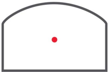 Image of EDEMO Crimson Trace Reflex Sight Cts-1550 1x, 3.5 MOA Red Dot Reticle, Black, 01-01960, EDEMO12