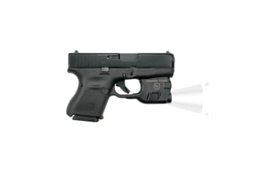 Image of Crimson Trace Weapon Light, 1/3N Lithium Glock 26 &amp; 27, White, 100 Lumen, Black, LTG-777