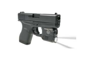 Image of Crimson Trace Weapon Light, 1/3N Lithium, Glock 42 &amp; 43, White, 100 Lumen, Black, LTG-773