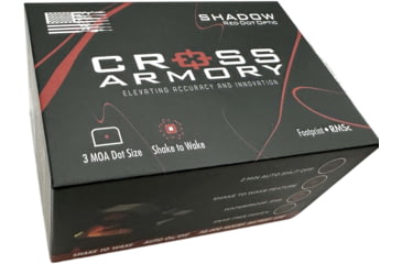 Image of Cross Armory CRRDORMSC Black 3 MOA Red Dot Reticle