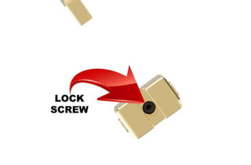 Image of Cross Armory Glow-In-The-Dark Pistol Sights, Gold, Tall, crGSt-gd