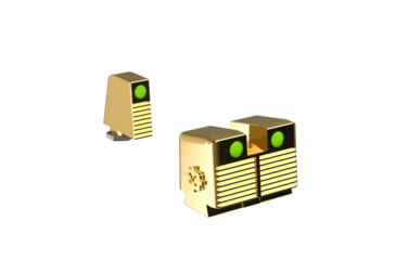 Image of Cross Armory Glow-In-The-Dark Pistol Sights, Gold, Tall, crGSt-gd
