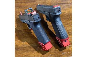 Image of Cross Armory Glow-In-The-Dark Pistol Sights, Red, Tall, crGSt-rd