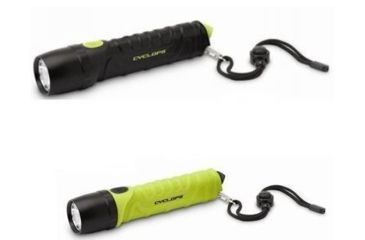 Image of Cyclops 700 Lumen LED Flashlight w/ Emergency Glass Breaker, Black, Lime Green