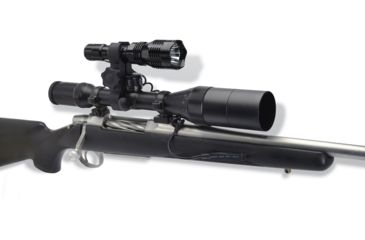 Image of Cyclops Scope Mounted Varmint Light, Rechargeable LED Flashlight w/ Green LED, 250 Lumens, CYC-VB250