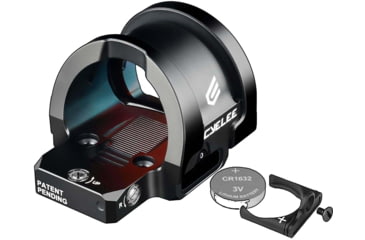 Image of Cyelee Optics BULL X PRO Reflex Red Dot Sight, 1x34.5x26mm, 2 MOA Dot/26 MOA Circle, Black, X003ZQ2KW3