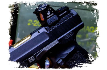 Image of Cyelee Optics Cobra X Pro Reflex Red Dot Sight, 1x24x17mm, 2 MOA Red Dot/26 MOA Circle, Black, X0044B18ZX