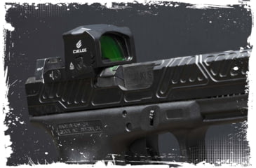 Image of Cyelee Optics Wolf G-EDG Reflex Red Dot Sight, 1x 23 x 16 mm, 3 MOA Dot, Black, X004RLLRJH