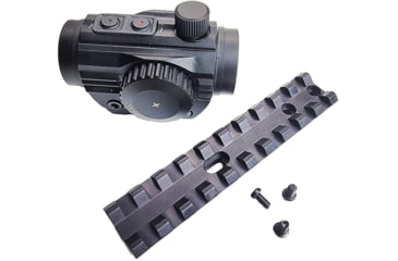 Image of Davey Crickett Pistol Picatinny Scope Mount Kit, Matte Black, KSA00425-PAL