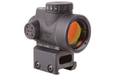 Image of Demo, Trijicon 1x25 MRO 2.0 MOA Adj Red Dot Sight with Trijicon MRO Low and 1/3 Co-witness Mounts, Black, 2200011