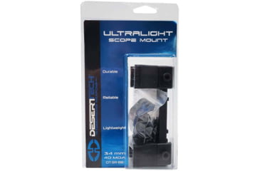 Image of Desert Tech DT Ultralight Scope Mount, 34mm, 40MOA, Black, ACC0104