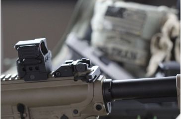 Image of DI Optical Falcon Prismatic Red Dot Sight w/ Push Button Control and Auto Shut Off Mode, Matte Black FC1