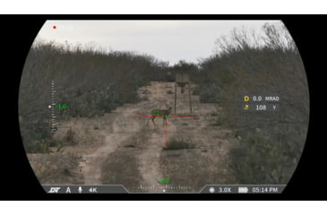 Image of DNT Optics Zulus 4K 3-24x Night Vision Riflescope w/Laser Rangefinder and DNT Ballistic Engine