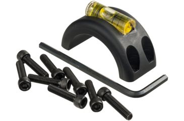 Image of DNZ Products Freedom Reaper Tactical Ring w/ Level Added, 4 Screws per Ring, 30 mm, Black, 30TRL