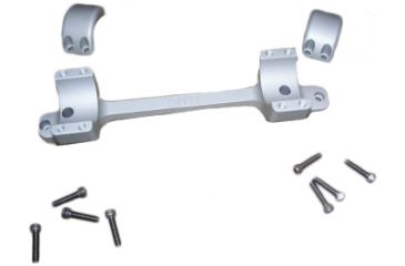 Image of DNZ Products Game Reaper Scope Mount - Savage All Round Receiver Long Action Tactical, Medium Ring, 0 MOA, 30 mm Tube, Silver, 30200TS