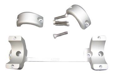 Image of DNZ Products Game Reaper Scope Mount - Savage 93R17, High Ring, 30 mm Tube, Silver, 45200HS