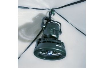 Image of Dorcy 2-Speed Rotating Fan with LED Light, Green, 41-3116