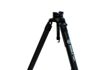 Image of Double Tap Industries Stronghold Aluminum Shooting Tripod w/Leveling Head, Black, TRI-A-002L