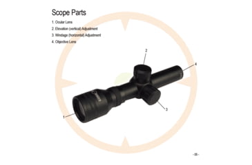 Image of Dead Ringer Dead Ringer 2.5x20mm Scope, Black, DR2728