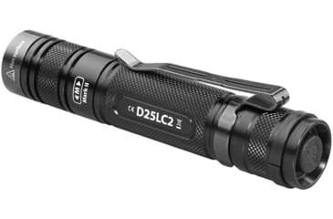 Image of EAGTAC D25LC2 Clicky MKII Flashlight, Luminus SST20 CRI-95 4000K NW LED, 820lm, Black, D25LC2-CLICKY-MKII-SST20-NW