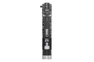 Image of EAGTAC DX30LC2-SR Side-LED Rechargeable Flashlight Kit, Spot XP-L HI V2 NW w/ Flood Nichia 219B CRI92 5700K LED, 1080lm/390lm, Black, DX30LC2SR-XPLHINW-SIDE219B-KIT
