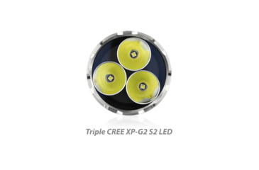 Image of EAGTAC M30LC2-C Flashlight, 3 Nichia 219B CRI-92 LED, 1000lm, Black, M30LC2C-3*219B-BASE-NW