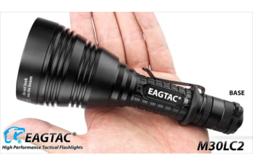 Image of EAGTAC M30LC2 Flashlight, XM-L2 U4 CW LED, 1348lm, Black, M30LC2-XML2-BASE-CW