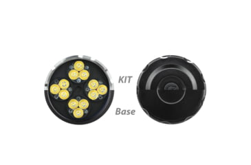 Image of EAGTAC MX30L4-XC Flashlight Kit, 12 Nichia 219C CRI-92 4000K LED, 4000lm, Black, MX30L4XC-12*219C-KIT-NW