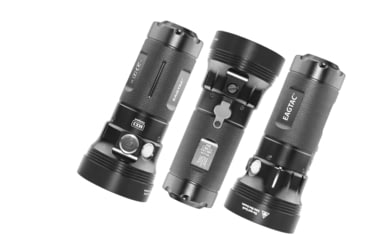 Image of EAGTAC MX3T-C Flashlight, Black, 10,000lm, MX3T-C-4*SST70-CW