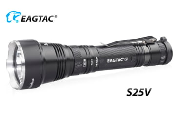 Image of EAGTAC S25V CSLPM1 Flashlight, 21700 5000mAh li-ion, CW LED, 1200 Lumen, Black, S25V-CSLPM1-CW