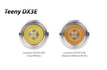 Image of EAGTAC Teeny DX3E Flashlight, SST20 CW LED, 1000lm, Black, Teeny DX3E-SST20-CW