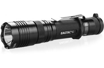 Image of Eagtac USB Rechargeable T25LR XHP35 HI 385 Meter Tactical Flashlight KIT, Black, Medium, T25LRHIKIT