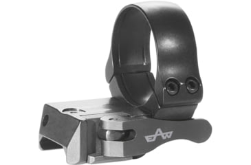 Image of EAW EAW Extended Quick Release Roll Off Scope Mount w/Middle Extension, Diameter 34mm, Height 15mm, 24mm To The Middle Extension, Lever, Black, Small, 470023415021