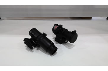 Image of EDEMO AT3 Tactical 4x Magnified Red Dot with Laser Sight Kit, Red Dot, Green Laser Sight &amp; 4x Magnifier, LEOS-GRN-4XRDM-KIT, EDEMO1