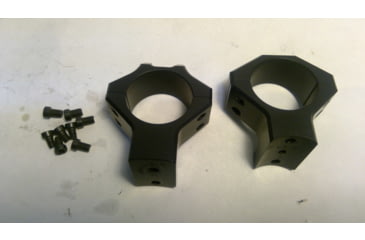 Image of EDEMO Hawkins Precision 30mm Remington Long Range Hybrid Rings, Long Action, .5in, Black, 910-30-L-LA-R-1-3, EDEMO1