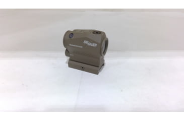 Image of EDEMO SIG SAUER OPMOD Romeo5 XDR 1x20mm Compact Reflex Red Dot Sight, 2 MOA Dot/65 MOA Circle Dot Reticle, Flat Dark Earth SOR52112, EDEMO4