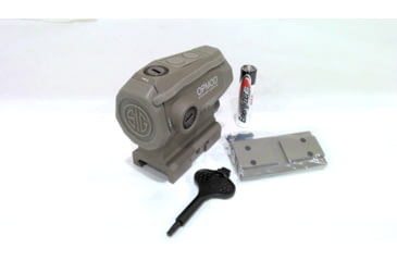 Image of EDEMO SIG SAUER OPMOD Romeo5 XDR 1x20mm Compact Reflex Red Dot Sight, 2 MOA Dot/65 MOA Circle Dot Reticle, Flat Dark Earth SOR52112, EDEMO5