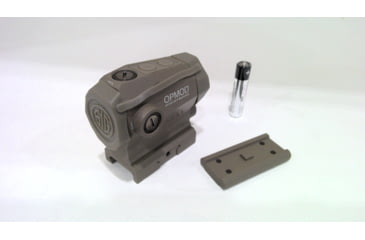 Image of EDEMO SIG SAUER OPMOD Romeo5 XDR 1x20mm Compact Reflex Red Dot Sight, 2 MOA Dot/65 MOA Circle Dot Reticle, Flat Dark Earth SOR52112, EDEMO8