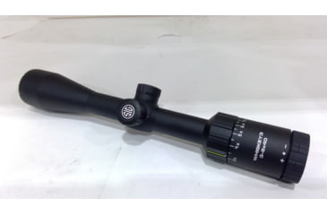 Image of EDEMO SIG SAUER Whiskey3 3-9x40mm Rifle Scope 1 inch Tube, Second Focal Plane, Black, Quadplex Reticle, MOA, SOW33202, EDEMO1