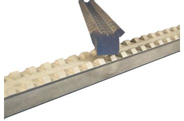 Image of Evolution Gun Works Picatinny Rail Scope Mount Extrusion w/ Slots 2090, 16 inch, silver