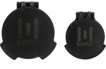 Image of Element Optics Theos Flip Caps, Black, ELE55011