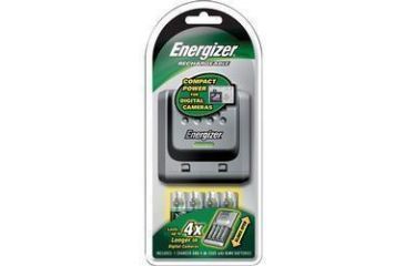 Image of Energizer Sliding AA / AAA Charger with 2 AA &amp; 2 AAA Nimh Rechargeable Batteries CHDCWB-4