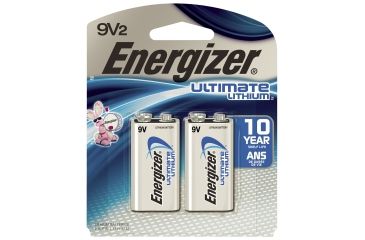 Image of Energizer Advanced Ultimate Lithium 9V Battery, 2 Pack, L522SBP2
