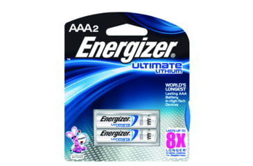 Image of Energizer Ultimate Lithium AAA Batteries, 2 Pack, ENR-L92BP-2