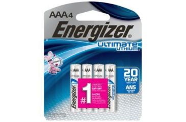 Image of Energizer Ultimate Lithium AAA Batteries, 4 Pack, ENR-79336